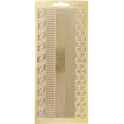 Creativ Stickers, goud, one size Creativ Stickers, goud, one size
