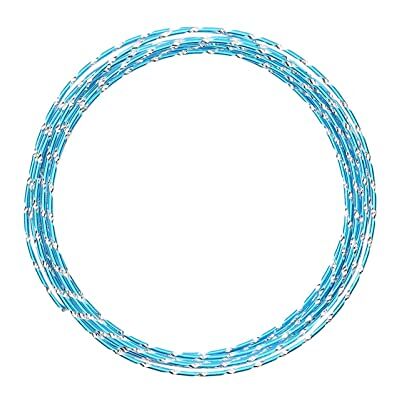 Creative Aluminiumdraad Diamant 5 m x 2 mm Turquoise (Blauw) Flexibel Alu Draad met Diamond Cut voor Sieraden Maken, Hobby en Knutselen Creative Aluminiumdraad Diamant 5 m x 2 mm Turquoise (Blauw) Flexibel Alu Draad met Diamond Cut voor Sieraden Maken, Hobby en Knutselen