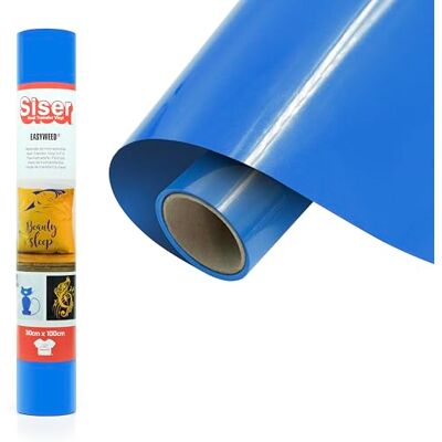 SISER ® EasyWeed® Fluo blauw, 30 cm x 1 m, transfer-vinyl om op te strijken, voor personalisatie, voor creatieve hobby's, gecertificeerd veganistisch en Oeko-Tex Standard 100 klasse I. SISER ® EasyWeed® Fluo blauw, 30 cm x 1 m, transfer-vinyl om op te strijken, voor personalisatie, voor creatieve hobby's, gecertificeerd veganistisch en Oeko-Tex Standard 100 klasse I.