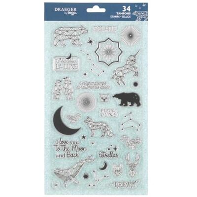 DRAEGER Toga by Siliconen stempel, transparant, 17 x 31 cm DRAEGER Toga by Siliconen stempel, transparant, 17 x 31 cm