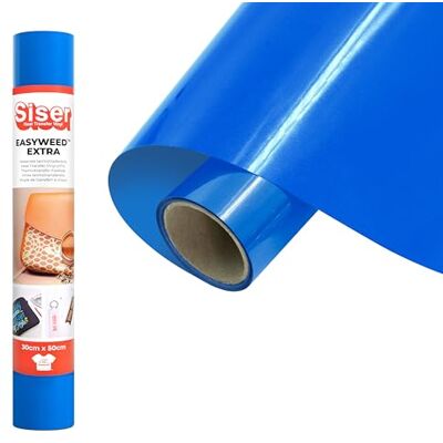 SISER ® EasyWeed® Extra Hemel, 30 cm x 0,5 m, transfervinyl voor nylon, leer, behandelde stoffen SISER ® EasyWeed® Extra Hemel, 30 cm x 0,5 m, transfervinyl voor nylon, leer, behandelde stoffen