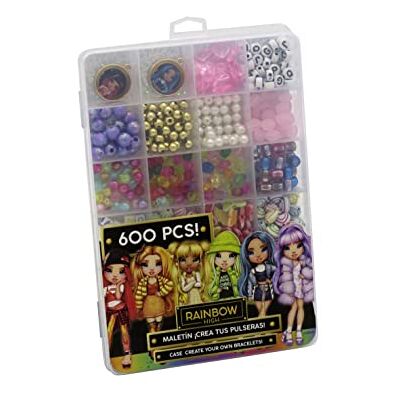 CYPBRANDS Set van 600 stuks, voor het maken van je Rainbow High armbanden, verschillende CYPBRANDS Set van 600 stuks, voor het maken van je Rainbow High armbanden, verschillende
