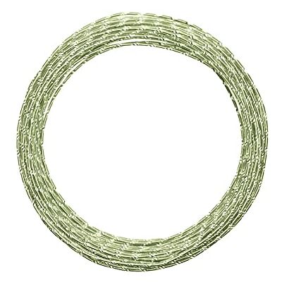 Creative Aluminiumdraad Diamant 30 m x 2 mm Apple Green (Groen) Flexibel Alu Draad met Diamond Cut voor Sieraden Maken, Hobby en Knutselen Creative Aluminiumdraad Diamant 30 m x 2 mm Apple Green (Groen) Flexibel Alu Draad met Diamond Cut voor Sieraden Maken, Hobby en Knutselen