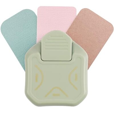 Creative , 3-in-1 hoekpons voor kaarten maken, plakboeken, doe-het-zelfprojecten, munt, 4-7-10mm, 3-in-1 Creative , 3-in-1 hoekpons voor kaarten maken, plakboeken, doe-het-zelfprojecten, munt, 4-7-10mm, 3-in-1