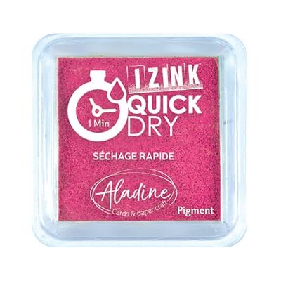 Aladine Izink Quick Dry stempelkussen, roze, 5 x 5 cm Aladine Izink Quick Dry stempelkussen, roze, 5 x 5 cm