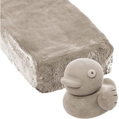 Baker Ross FX918 Grijze luchtdrogende klei Pak van 1kg, Modelleer klei voor kunst en handwerk Baker Ross FX918 Grijze luchtdrogende klei Pak van 1kg, Modelleer klei voor kunst en handwerk