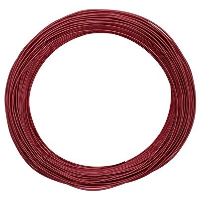 Creative Aluminiumdraad 110 m x 1,5 mm Oxblood (Rood) Flexibel Alu Draad voor Sieraden Maken, Hobby en Knutselen Creative Aluminiumdraad 110 m x 1,5 mm Oxblood (Rood) Flexibel Alu Draad voor Sieraden Maken, Hobby en Knutselen