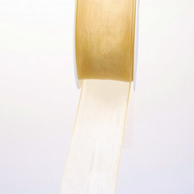 Deko AS GmbH 53736 Organza lint met geweven rand 38mm 50m col. 17 goud 53736-38-50-17 Deko AS GmbH 53736 Organza lint met geweven rand 38mm 50m col. 17 goud 53736-38-50-17