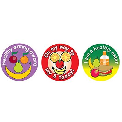 SuperStickers Sticker Oplossingen Gezond Eten Stickers (Pack van 54) DBS221 SuperStickers Sticker Oplossingen Gezond Eten Stickers (Pack van 54) DBS221