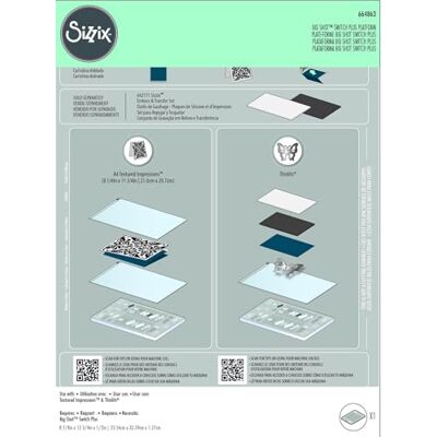 Sizzix Big Shot Switch Plus accessoireplatform, standaard, 664863 Sizzix Big Shot Switch Plus accessoireplatform, standaard, 664863