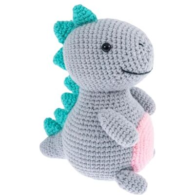 Trimits Amigurumi haakpakket voor een dinosaurus (13 x 8 x 17 cm) inclusief garen, haaknaald, steekmarkeerders, naald, oogjes, vulling en instructies Maak dit leuke figuurtje. Trimits Amigurumi haakpakket voor een dinosaurus (13 x 8 x 17 cm) inclusief garen, haaknaald, steekmarkeerders, naald, oogjes, vulling en instructies Maak dit leuke figuurtje.