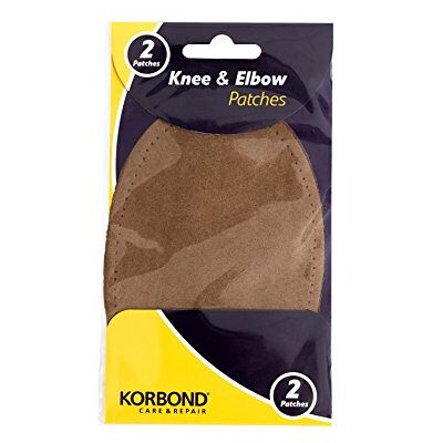 KORBOND 2 stuks bruine knie-, elleboog- en reparatiepleisters, 0,3 x 10,2 x 18 cm strijken of naaien bedek scheuren, gaten en tranen of versterk versleten materiaal machinewasbaar, synthetisch, KORBOND 2 stuks bruine knie-, elleboog- en reparatiepleisters, 0,3 x 10,2 x 18 cm strijken of naaien bedek scheuren, gaten en tranen of versterk versleten materiaal machinewasbaar, synthetisch,