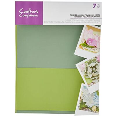 Crafter's Companion Bloem Vormen Foam-Foliage Greens (7PC), One Size Crafter's Companion Bloem Vormen Foam-Foliage Greens (7PC), One Size