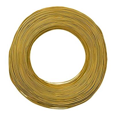 Creative Aluminiumdraad 235 m x 1 mm Gold (Goud) Flexibel Alu Draad voor Sieraden Maken, Hobby en Knutselen Creative Aluminiumdraad 235 m x 1 mm Gold (Goud) Flexibel Alu Draad voor Sieraden Maken, Hobby en Knutselen