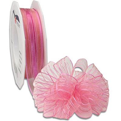 PRÄSENT Venedig lint, Polyester, Roze, 12 x 12 x 3 cm PRÄSENT Venedig lint, Polyester, Roze, 12 x 12 x 3 cm