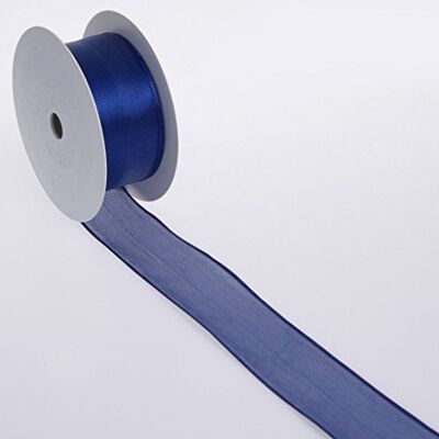 Deko AS GmbH Zijdezachte decoratielint met draad donkerblauw 40 mm 20 m 43222 40 72 (€1,01/m) Deko AS GmbH Zijdezachte decoratielint met draad donkerblauw 40 mm 20 m 43222 40 72 (€1,01/m)