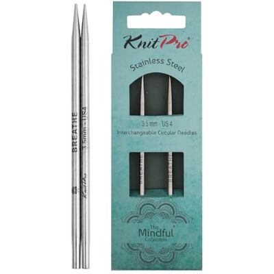 Knit Pro verwisselbare ronde breinaalden - 10cm x 3.5mm - Breinaald Knit Pro verwisselbare ronde breinaalden - 10cm x 3.5mm - Breinaald