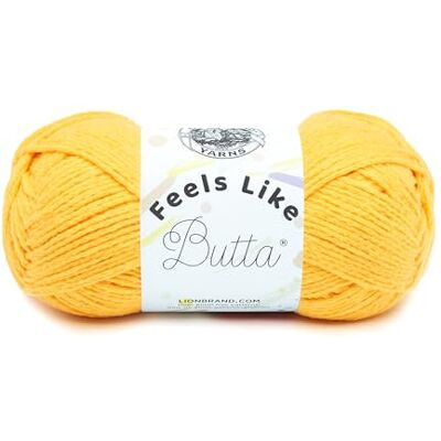 Lion Brand Yarn 215-157 - Zacht chenille garen - Geel - Garen Lion Brand Yarn 215-157 - Zacht chenille garen - Geel - Garen
