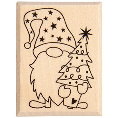 Rayher Stempels hout "kabouter Theo", 3 x 4 cm, houten stempel Kerstmis, voor het maken van kaarten, enveloppen, geschenken, boterstempel, 29239000 Rayher Stempels hout "kabouter Theo", 3 x 4 cm, houten stempel Kerstmis, voor het maken van kaarten, enveloppen, geschenken, boterstempel, 29239000
