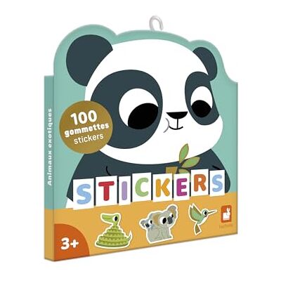 Janod Set van 100 stickers – stickers in het formaat 5 x 5 cm – thema exotische dieren – vanaf 3 jaar – creatieve vrijetijdsactiviteit voor kinderen – bevordering van de fijne motoriek en concentratie Janod Set van 100 stickers – stickers in het formaat 5 x 5 cm – thema exotische dieren – vanaf 3 jaar – creatieve vrijetijdsactiviteit voor kinderen – bevordering van de fijne motoriek en concentratie