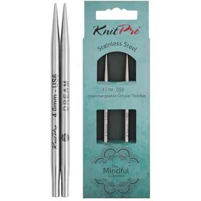 Knit Pro verwisselbare circulaire breinaald - 13 cm x 4 mm - Breinaald Knit Pro verwisselbare circulaire breinaald - 13 cm x 4 mm - Breinaald