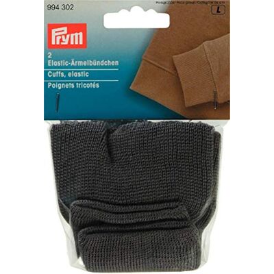 Prym 994302 manchetten elastisch gris-carte 2. Polyester grijs 2 x 1 x 1 cm Prym 994302 manchetten elastisch gris-carte 2. Polyester grijs 2 x 1 x 1 cm