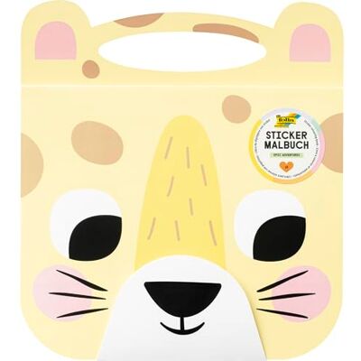 folia 82303 Stickerkleurboek EPIC ADVENTURES, stickerboek met 15 voorbedrukte pagina's voor het ontwerpen van dierenmotieven, incl. 36 stickers folia 82303 Stickerkleurboek EPIC ADVENTURES, stickerboek met 15 voorbedrukte pagina's voor het ontwerpen van dierenmotieven, incl. 36 stickers