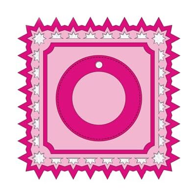 Nellie's Choice Stanssjabloon, vierkant, multi-frame, 6 stuks, 12 x 12 cm, stansvorm voor kaarten, knutselen, knutselen, scrapbooking, plakboek, accessoires, roze Nellie's Choice Stanssjabloon, vierkant, multi-frame, 6 stuks, 12 x 12 cm, stansvorm voor kaarten, knutselen, knutselen, scrapbooking, plakboek, accessoires, roze
