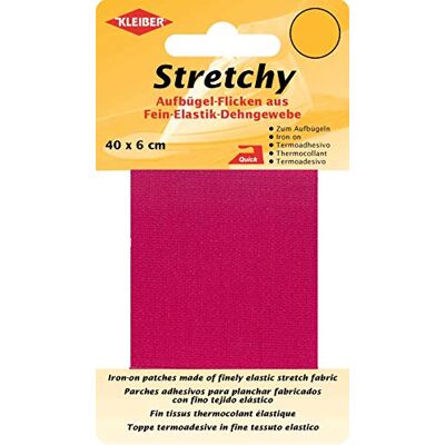 Kleiber 40 x 6 cm Elastisch bandje voor kleding om op te strijken, roze Kleiber 40 x 6 cm Elastisch bandje voor kleding om op te strijken, roze