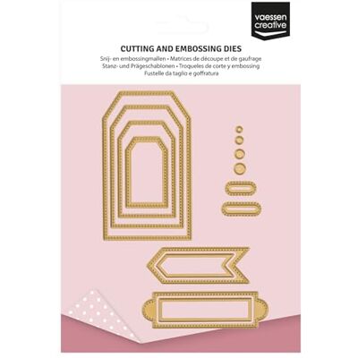 Creative Snij- en Embossingmallen Banners & Etiketten 14 Cutting Dies van 0,3 x 0,3 cm tot 5 x 8,5 cm Kaarten Maken, Scrapbooking, Knutselen, DIY voor Mini Snij- en Embossingmachines Creative Snij- en Embossingmallen Banners & Etiketten 14 Cutting Dies van 0,3 x 0,3 cm tot 5 x 8,5 cm Kaarten Maken, Scrapbooking, Knutselen, DIY voor Mini Snij- en Embossingmachines