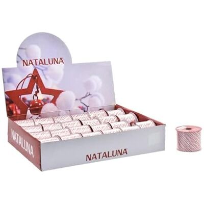 Nataluna Mod.3WR wit/rood lint cm6,3 x 2,7 m, zoals foto, uniek Nataluna Mod.3WR wit/rood lint cm6,3 x 2,7 m, zoals foto, uniek