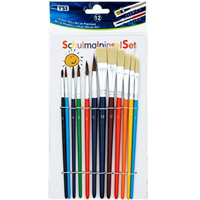 SIT TSI - 12 stuks - haartypes 1,2,4,5,6,8,10 - borstelsizes 4-14 - Kwastenset SIT TSI - 12 stuks - haartypes 1,2,4,5,6,8,10 - borstelsizes 4-14 - Kwastenset
