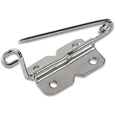 Prym Badge and Brooch Pins, Iron, Silver, 27mm Prym Badge and Brooch Pins, Iron, Silver, 27mm
