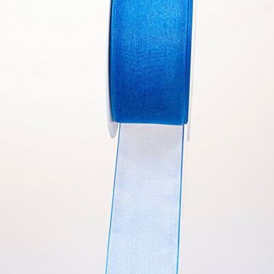 Deko AS GmbH 53736 Organza lint met geweven rand 38mm 50m col. 77 koningsblauw 53736-38-50-77 Deko AS GmbH 53736 Organza lint met geweven rand 38mm 50m col. 77 koningsblauw 53736-38-50-77