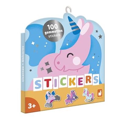 Janod Verpakking met 100 rubberen doppen, zakstickers, formaat 5 x 5 cm, motief: eenhoorn, vanaf 3 jaar, creatief, voor kinderen, fijne motoriek en concentratie-J09190, J09190 Janod Verpakking met 100 rubberen doppen, zakstickers, formaat 5 x 5 cm, motief: eenhoorn, vanaf 3 jaar, creatief, voor kinderen, fijne motoriek en concentratie-J09190, J09190