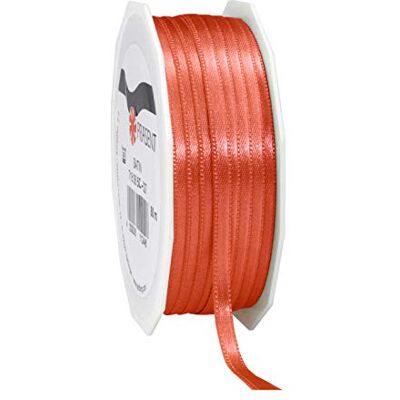 PRÄSENT Satijnen lint Living Coral 6 mm breed, 50 m lengte PRÄSENT Satijnen lint Living Coral 6 mm breed, 50 m lengte