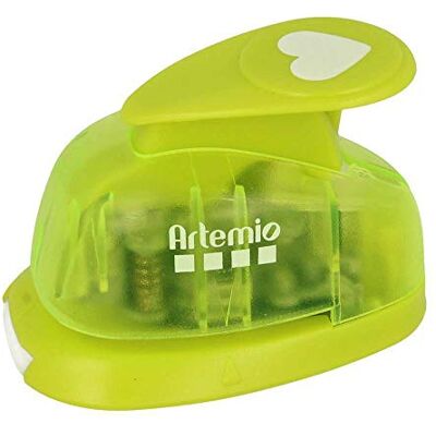 Artemio Motiefgatcher, klein hart, 1,6 cm, groen Artemio Motiefgatcher, klein hart, 1,6 cm, groen