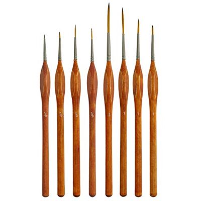 U.S. Art Supply 8-delig Taklon Penseelset U.S. Art Supply 8-delig Taklon Penseelset