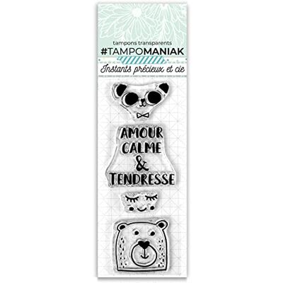 Tampomaniak Stempel, transparant, klein Tampomaniak Stempel, transparant, klein