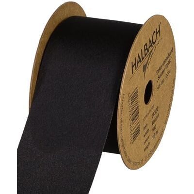 Halbach Seidenbänder Cadeaulint zijdelook (veganistisch) breedte 40 mm lengte 10 m lint met subtiele zijdeglans voor feestelijke gelegenheden kleur: zwart Halbach Seidenbänder Cadeaulint zijdelook (veganistisch) breedte 40 mm lengte 10 m lint met subtiele zijdeglans voor feestelijke gelegenheden kleur: zwart
