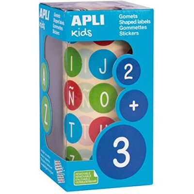 APLI Kids Lunchstickers, meerkleurig, rond (15126) APLI Kids Lunchstickers, meerkleurig, rond (15126)