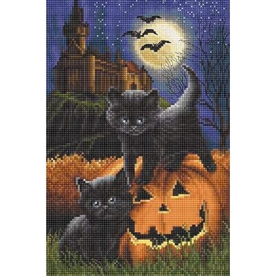 Letstitch Halloween Borduurpakket - 23x16cm Letstitch Halloween Borduurpakket - 23x16cm