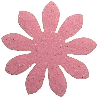 Petra's Bastel News Petra's Knutsel-News 100x Marrite 40 mm, glittervilt, eenzijdig glitter, fliz, roze, 18 x 12 x 5 cm Petra's Bastel News Petra's Knutsel-News 100x Marrite 40 mm, glittervilt, eenzijdig glitter, fliz, roze, 18 x 12 x 5 cm