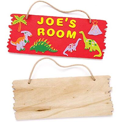 Baker Ross EF654 Houten stickers om op te hangen voor kinderen om te beschilderen geweldig als cadeau voor Vaderdag (3 stuks),hout Baker Ross EF654 Houten stickers om op te hangen voor kinderen om te beschilderen geweldig als cadeau voor Vaderdag (3 stuks),hout
