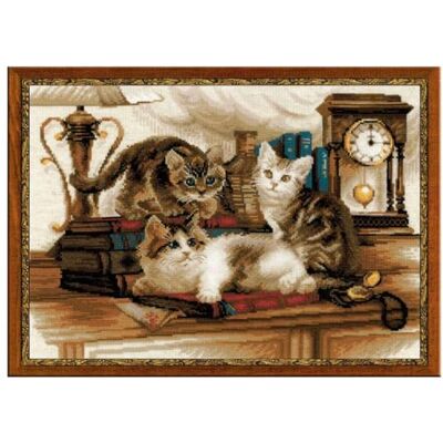 Riolis Kruissteekset - Furry Friends - Geel Riolis Kruissteekset - Furry Friends - Geel