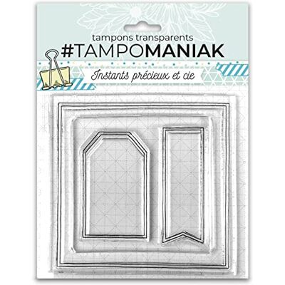 Tampomaniak Stempel, transparant, klein Tampomaniak Stempel, transparant, klein