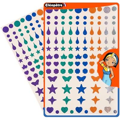 Cléopâtre G26 holografische stickers 12 vormen en 5 verschillende kleuren Cléopâtre G26 holografische stickers 12 vormen en 5 verschillende kleuren