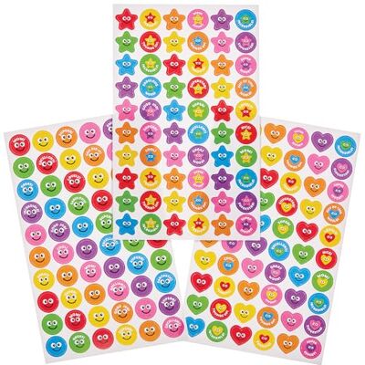 Baker Ross FN132 Vellen met beloningsstickers Pak van 720, Lerarenstickers voor klaslokalen en scholen, Huiswerkstickers Baker Ross FN132 Vellen met beloningsstickers Pak van 720, Lerarenstickers voor klaslokalen en scholen, Huiswerkstickers