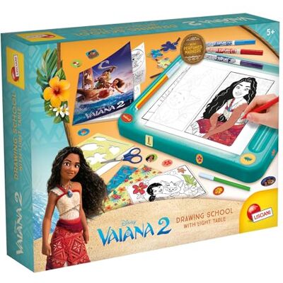 Liscianigiochi Lisciani – Vaiana Tekenstudio voor Kinderen vanaf 5 Jaar – A4 Lichttafel om Over te Trekken – Educatieve Tekenkit met Geurige Stiften, Sjablonen, Stickers, Schaar & Opbergmap – Creatief Speelgoed Liscianigiochi Lisciani – Vaiana Tekenstudio voor Kinderen vanaf 5 Jaar – A4 Lichttafel om Over te Trekken – Educatieve Tekenkit met Geurige Stiften, Sjablonen, Stickers, Schaar & Opbergmap – Creatief Speelgoed