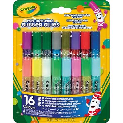 Crayola Veelkleurige Glitter Lijmstiften - Knutselmaterialen voor Kinderen Crayola Veelkleurige Glitter Lijmstiften - Knutselmaterialen voor Kinderen